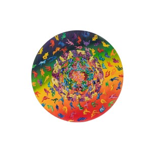 Katarzyna Kukuła (b. 1987, Kolonie Cieśle), Rainbow Mandala, 2022