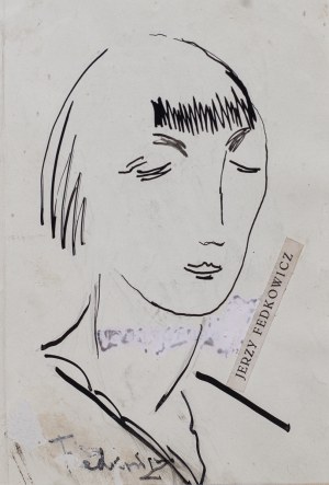Jerzy FEDKOWICZ, Polska, (1891 - 1959), Portret dziewczyny, ok. 1920 R.