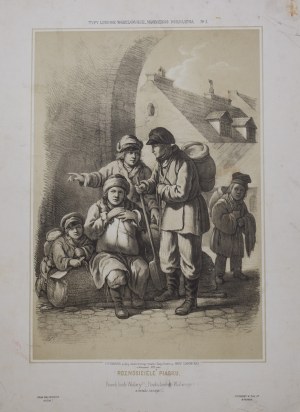 Jan Feliks PIWARSKI, Polska, XVIII/XIX w. (1794 - 1859), Roznosiciele piasku, 1856 r.