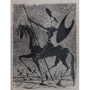 Stefan RASSALSKI, Poľsko, 20. storočie. (1910 - 1972), defilujúci Don Quijote, 1961.