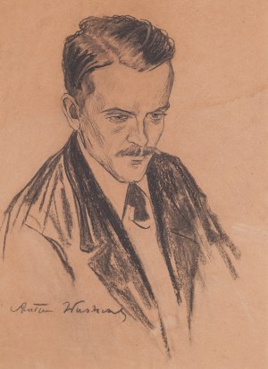 Antoni WAŚKOWSKI, Polska, XIX/XX w. (1885 - 1966), Autoportret, ok. 1925 r.