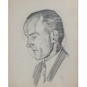 Franciszek SEIFERT, Polen, 20. Jahrhundert. (1900 - 1964), Kopf eines Mannes, ca. 1945.