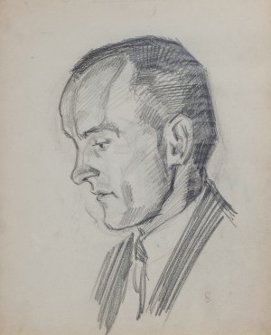 Franciszek SEIFERT, Polska, XX w. (1900 - 1964), Głowa mężczyzny, ok. 1945 r.