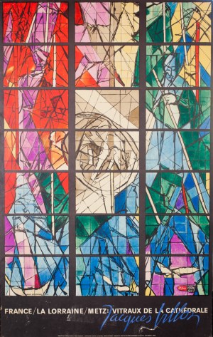 Jacques VILLON, Francja XIX/XX w. (1875 - 1963), Witraż w katedrze w Metz, 1957 r.