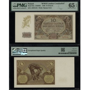 Poland, 10 zloty, 1.03.1940