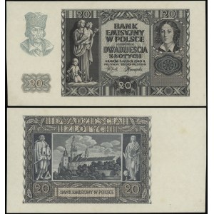 Poľsko, 20 zlotých, 1.03.1940