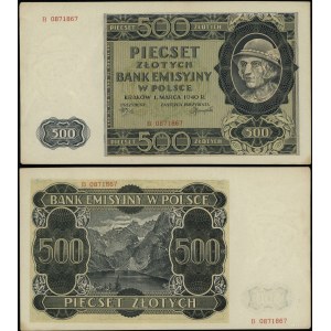 Polska, 500 złotych, 1.03.1940