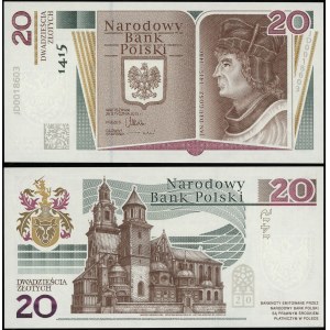 Polska, 20 złotych, 28.01.2015