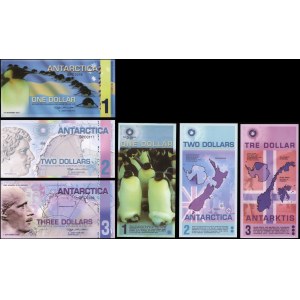 Antarctica, set of 6 bills, 2008-2011