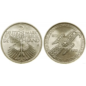 Germany, 5 marks, 1952 D, Munich