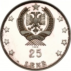 Albania 25 Leke 1969 Skanderbeg's Victory over the Turks