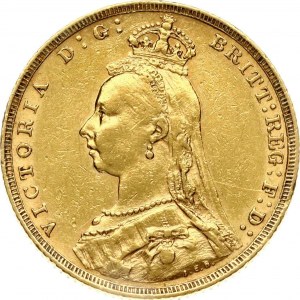 Australia 1 Sovereign 1889 M