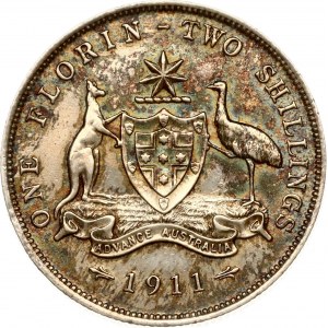 Australia Florin 1911