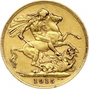 Australia 1 Sovereign 1915 P