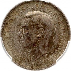 Australia 6 Pence 1942 D PCGS MS 62