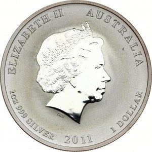 Australia 1 Dollar 2011 P Year of the Rabbit
