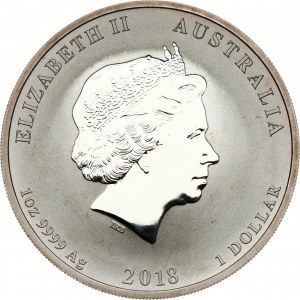 Australia 1 Dollar 2018 P Year of the Dog