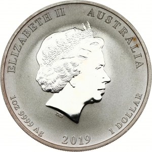 Australia 1 Dollar 2019 P Year of the Pig