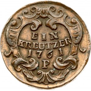 1 Kreutzer 1761 P Prague