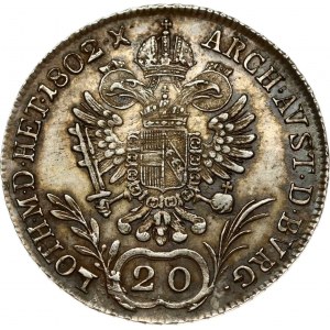 Austria 20 Kreuzer 1802 B