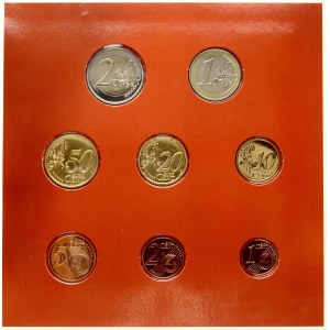 Austria 1 Euro Cent - 2 Euro 2004 Set Lot of 8 Coins