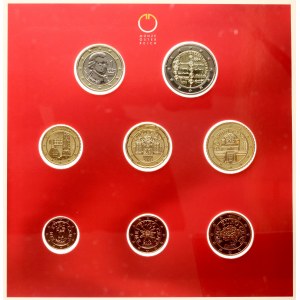 Austria 1 Euro Cent - 2 Euro 2005 Set Lot of 8 Coins