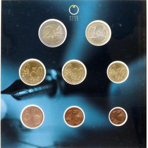 Austria 1 Euro Cent - 2 Euro 2007 Set Lot of 8 Coins