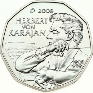 Austria 5 Euro 2008 Herbert von Karajan