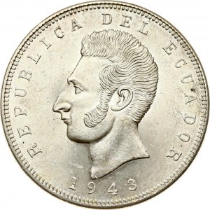 Ecuador 5 Sucres 1943 Mo