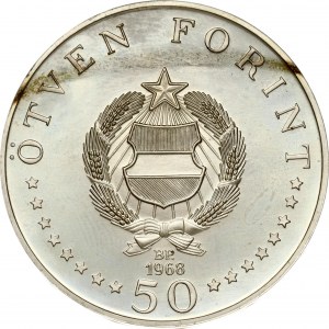 Hungary 50 Forint 1968 BP Ignac Semmelweis