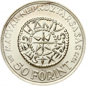 Hungary 50 Forint 1972 BP King Saint Stephen