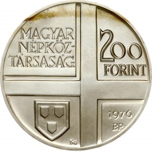 Hungary 200 Forint 1976 BP Gyula Derkovits