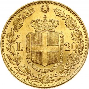 Italy 20 Lire 1881 R