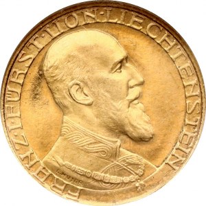 Liechtenstein 10 Franken 1930 NGC MS 65