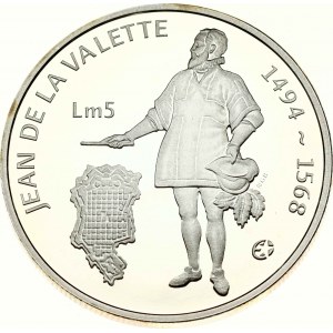 Malta 5 Liri 2007 Jean de la Valette