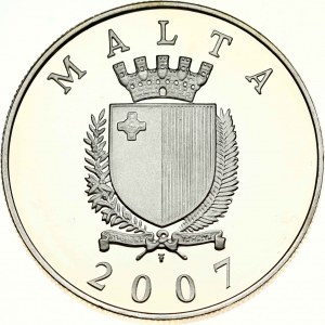 Malta 5 Liri 2007 Jean de la Valette
