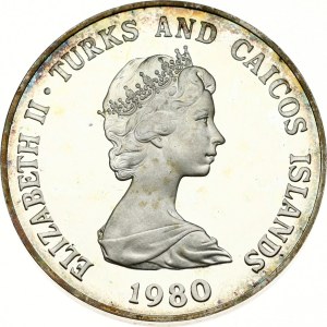 Turks and Caicos Islands 20 Crowns 1980 Lord Mountbatten
