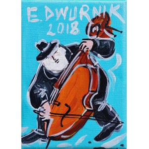 Edward Dwurnik (1943 - 2018), Kontrabasista, 2018