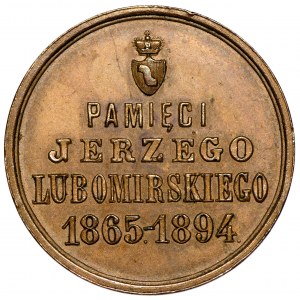 Polska, Medal ku pamięci Jerzego Lubomirskiego 1894