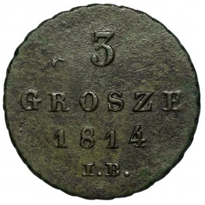 3 grosze 1814 