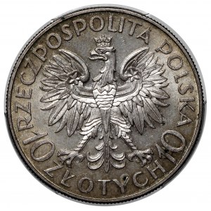 II RP, 10 złotych 1933 Traugutt - PCGS MS64