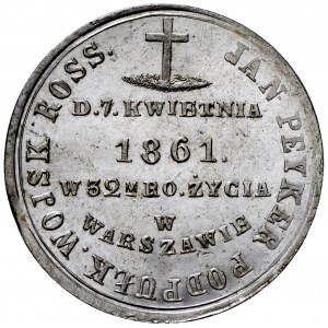 Polska, Medal Jan Peyker Za cnotliwy czyn 1861 - rzadkość
