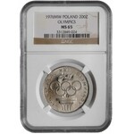 PRL, 200 złotych 1976 Olimpiada - NGC MS65