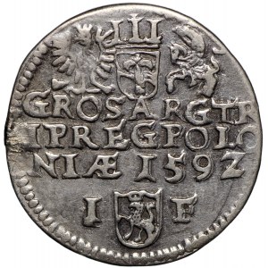 Zygmunt III Waza, Trojak 1592 Olkusz