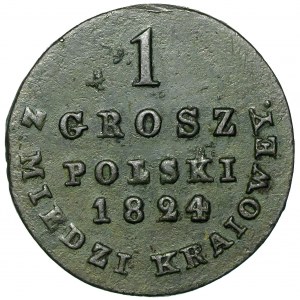 Królestwo Polskie, 1 grosz 1824