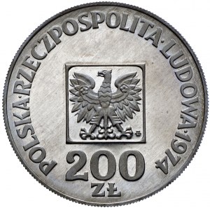 200 złotych 1974 XXX lat PRL - Lustrzanka