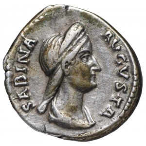 Rzym, Sabina (żona Hadriana), Denar Junona