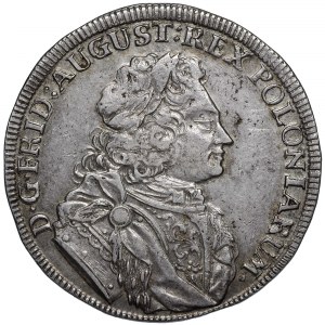 August II Mocny, Gulden (2/3 talara) 1707 Drezno