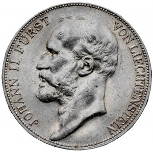 Liechtenstein, Jan II, 5 franków 1924 - rzadkość