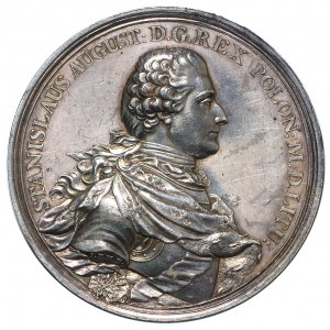 Medal na pamiątkę śmierci króla Stanisława Augusta Poniatowskiego 1834 - ex. Potocki